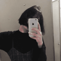 短发小清新女生头像