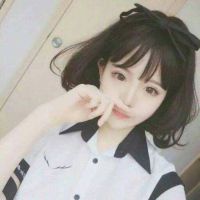 短发小清新女生头像