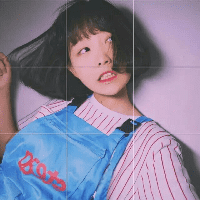 短发小清新女生头像