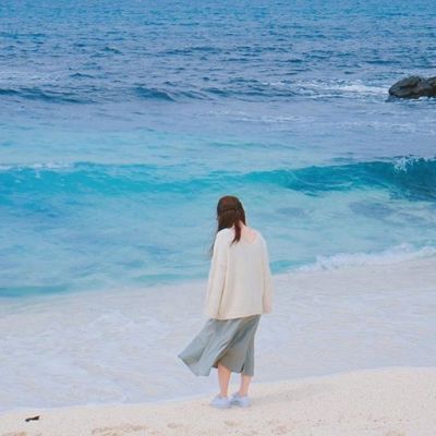 唯美背影头像女生