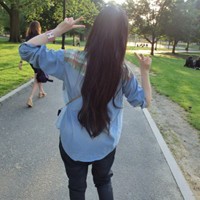 唯美背影头像女生