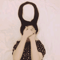 一人一张的个性搞怪的两姐妹头像