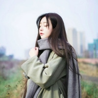 小清新唯美女生侧脸头像