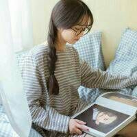 可爱麻花辫女生头像
