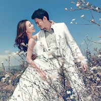 唯美婚纱情侣头像