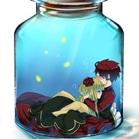 唯美瓶中画卡通头像