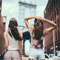 个性欧美闺蜜头像