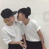 秀恩爱情侣可爱qq头像