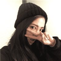 可爱女生微信头像剪刀手