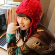 戴红色帽子女生头像 女生qq头像戴红帽子