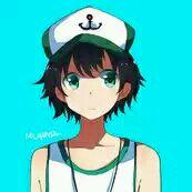 戴帽子的动漫男生头像