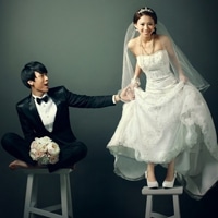精选情侣婚纱照头像大全