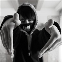 高冷男生黑白头像