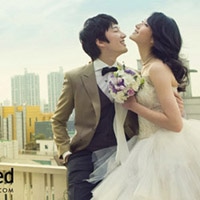 qq情侣婚纱照头像