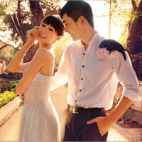qq情侣婚纱照头像