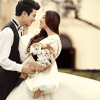 qq情侣婚纱照头像