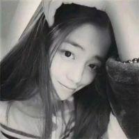 伤感落寞黑白女生qq头像