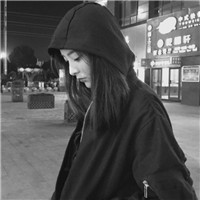 伤感落寞黑白女生qq头像