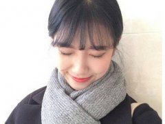 空气刘海清纯女生图片