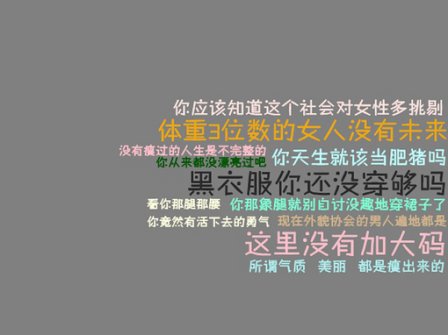 最新减肥励志个性说说带图片