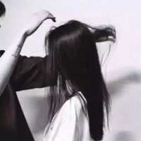 暗色系伤感女生头像