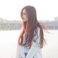 侧脸女生头像唯美