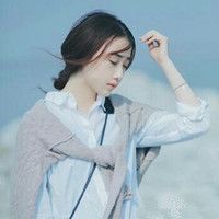 侧脸女生头像唯美