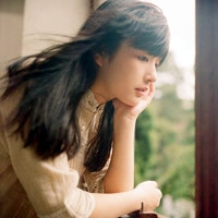 侧脸女生头像唯美