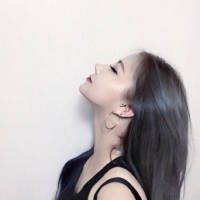 侧脸女生头像唯美