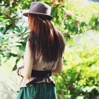 孤独女生背影头像