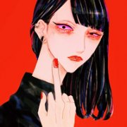 个性搞怪女生漫画头像