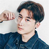 戴眼镜的萌态男生QQ头像