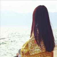 唯美女生头像背影侧面