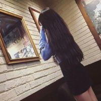 唯美女生头像背影侧面