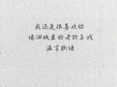我还是很喜欢你文字图片