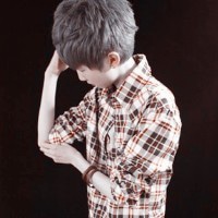 格子控男生头像