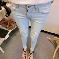 qq头像女生下半身牛仔裤