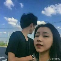 呆萌情侣头像带字一对一