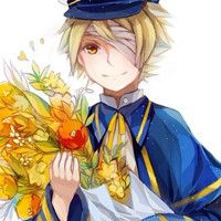 二次元呆萌男生头像