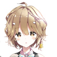 短发可爱大眼睛卡通女孩头像