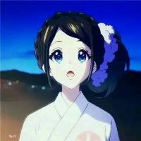 短发可爱大眼睛卡通女孩头像