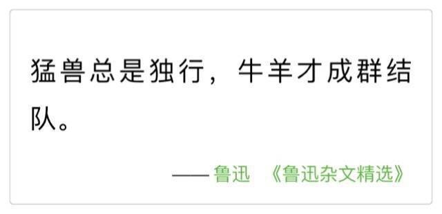 鲁迅先生名言文字图片