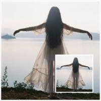 女生双影头像姐妹两人一左一右