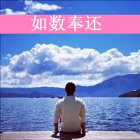 带文字的男生背影头像