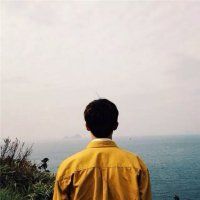 男生帅气孤独背影头像