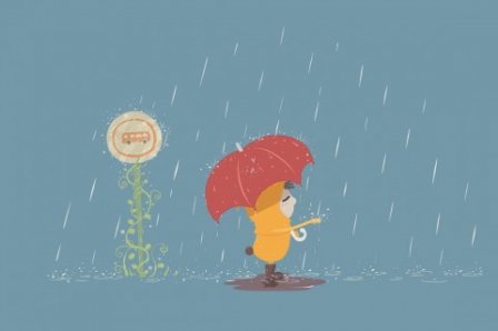 描写阴雨天伤感的句子