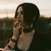 一男一女的拽酷有型情侣头像