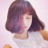 韩范短发女生微信头像