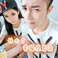 戴帽子的唯美情侣头像