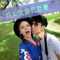 戴帽子的唯美情侣头像